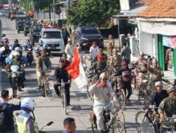 Kenang Hari Pahlawan Kodim 0617/Majalengka Laksanakan Kirab Perjuangan