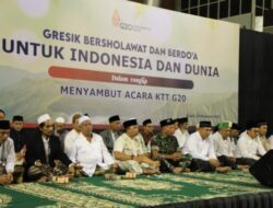 Kapolres Gresik Bersama Ulama Bersholawat dan Berdoa Menyambut KTT G20