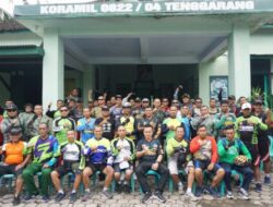 Jaga Stamina Agar Tetap Prima, Kodim 0822 Gowes Keliling Wilayah Bondowoso