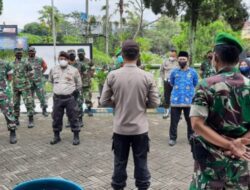 Sinergitas TNI -POLRI Bekerja Sama Dengan Puskesmas Lakukan Giat Percepatan Vaksinasi