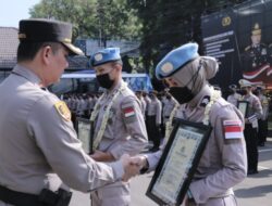 Harumkan Nama Indonesia Pada Misi Perdamaian Dunia, Personel Polresta Malang Terima Penghargaan