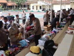 Polres Bondowoso Galang Bantuan Sembako dan Pakaian Layak Pakai Untuk Korban Gempa Cianjur