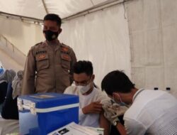 Polresta Mojokerto Buka Gerai Vaksin Presisi di Gelaran Pesta Rakyat