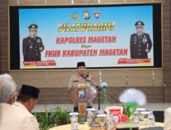 Pemantapan Harkamtibmas, Polres Magetan Jalin Silaturahmi Bersama FKUB