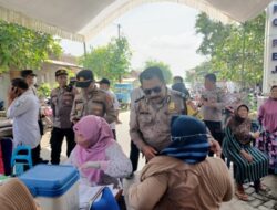 Gandeng Bidan Desa dan Urkes, Polres Nganjuk Buka Gerai Vaksin Covid-19