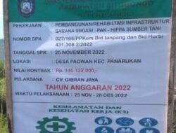 Pengerjaan Proyek Irigasi Desa Paowan Oleh CV Gibran Jaya Dianggap Tidak Tepat Sasaran