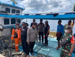 Antisipasi Konflik Antar Nelayan, Polres Sumenep Amankan Kapal Nelayan Asal Probolinggo di Laut Masalembu