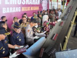 Hasil Operasi Gabungan Polres Batu, Dua Juta Rokok Ilegal Dimusnahkan