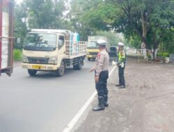 Libur Nataru, Polres Bondowoso Lakukan Public Addres di Jalur Rawan Kecelakaan