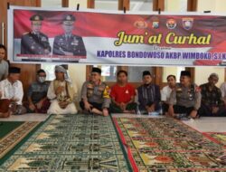 Polres Bondowoso Menerima Aspirasi Serta Keluhan Masyarakat Lewat Kegiatan Jumat Curhat