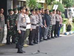 Kapolres Bondowoso Pimpin Apel Kesiapan Pengamanan Pergantian Tahun 2022 – 2023