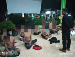 Operasi Gabungan Rutin Amankan 14 Pemuda Sedang Pesta Miras
