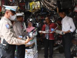 Polres Madiun Kota Sosialisasikan Larangan Penggunaan Knalpot Brong