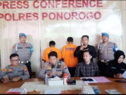 Dua Komplotan Pencuri Gabah Berhasil Diringkus Polres Ponorogo