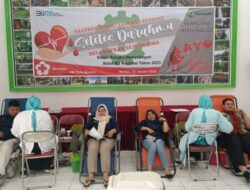 Aksi Donor Darah Mewarnai Peringatan Bulan K3 Nasional di Perhutani Lawu Ds