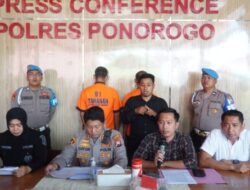 Dua Orang Pelaku Ilegal Logging Kayu Sono Keling Berhasil Diamankan Polres Ponorogo 