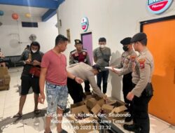 Menanggapi Keluhan Masyarakat, Samapta Polres Situbondo Razia Miras