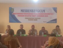 Kecamatan Gayam Adakan Musrenbangcam Tahun Anggaran 2023