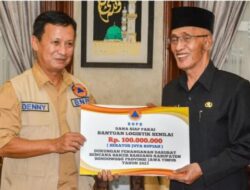 BNPB Serahkan Bantuan Penanganan Pasca Bencana Kecamatan ljen
