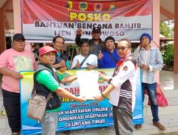 DPD IWO Situbondo Beserta Fokwas Berikan Bantuan Kepada Korban Bencana Ijen