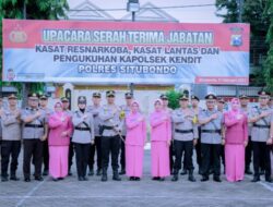 Kapolres Situbondo Pimpin Sertijab Kasat Resnarkoba, Kasat Lantas dan Kapolsek Kendit