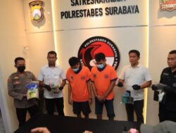 Kakak Beradik Kurir 1 KG Narkoba Jenis Sabu Berhasil Diamankan Polrestabes Surabaya