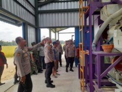 Kapolres Ngawi Patroli Dialogis di Empat Lumbung, Pastikan Ketahanan Pangan Aman