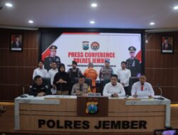 Polres Jember Berhasil Tangkap Pelaku Pembunuhan Sumberbaru, Motif Sakit Hati