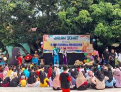 Acara Jalan Santai Disambut Antusias Oleh Warga Desa Semiring