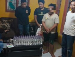 Ratusan Miras Berhasil Diamankan Satresnarkoba Polres Bondowoso,  Dalam Operasi Pekat