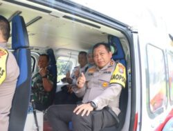 Kapolda Jatim Bersama Forkopimda, Pantau Arus Lalin dari Udara