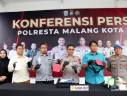 Satreskrim Polres Kota Malang Berhasil Amankan Tersangka Pembobol Ruko Yang Ditinggal Mudik