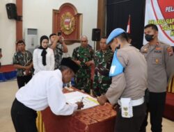 Polres Malang Lantik Tim Saber Judi Siap Amankan Pilkades Serentak