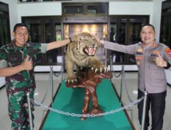 Perkuat Sinergitas TNI – Polri Kapolres Kediri Kota Kunjungi Markas Brigif 16 Wirayudha