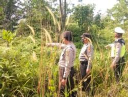 Antisipasi Karhutla, Polisi Lakukan Patroli Hutan Watu Blorok Mojokerto