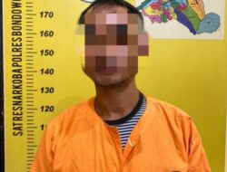 Seorang Pria Asal Koncer Kidul Ditangkap Satresnarkoba Polres Bondowoso