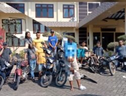Residivis Pelaku Curanmor dan 8 Unit Motor Berhasil Diamankan Polres Situbondo