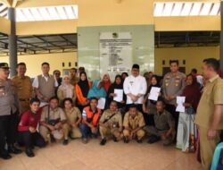 Kapolres Bondowoso Bersama Forkopimda Monitoring dan Evaluasi Bantuan Penyaluran Pangan
