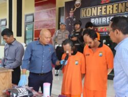 Dua Tersangka Pencurian Tabung Gas dan Kotak Amal Berhasil Diamankan Polres Magetan