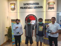 Berkedok Juru Parkir, Dua Pemuda Pengedar Narkoba di Bekuk Polrestabes Surabaya
