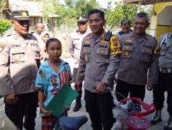 Kapolres Sampang di Dampingi Wakapolres Mengunjungi Anak Pengidap Penyakit Jantung