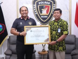 Polres Ngawi Raih Penghargaan Dari KPPN Madiun
