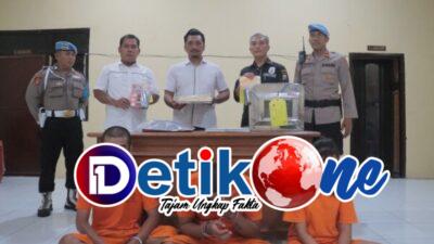 Selundupkan Narkoba Kedalam Lapas, Tiga Pengedar Berhasil Ditangkap Polres Kediri Kota 