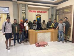 Kedapatan Main Judi Kyu-Kyu, 4 Warga Mangaran Ditangkap Resmob Polres Situbondo