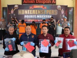Terlibat Kasus Penipuan, Tiga Tersangka Diringkus Satreskrim Polres Magetan