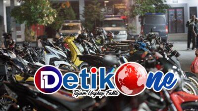 Respon Keluhan Warga, Polres Ponorogo Amankan Belasan Motor Balap Liar