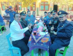 Keseruan Kapolsek Sapudi Hadir di Bazar Meriahkan HUT RI ke 78