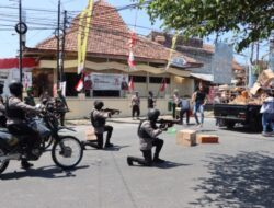 Polres Sampang Latih Kemampuan Personel Amankan Pemilu 2024 Melalui Sispamkota