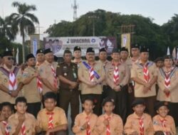 Wabup Hadiri Upacara Hari Jadi Gerakan Pramuka ke – 62 Kwartir Cabang Gerakan Pramuka Bondowoso