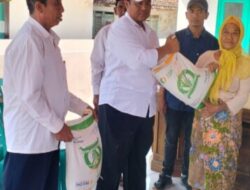 131 PBP di Desa Nonggunong Terima Beras, PLH Tepis Kabar Miring